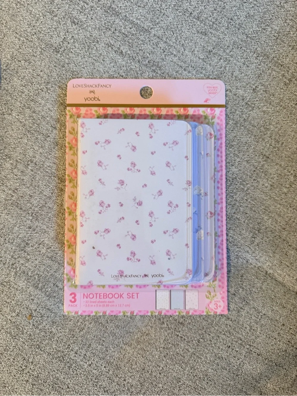 LoveShackFancy x Target Yoobi Planner, Mini Notebooks and Pen